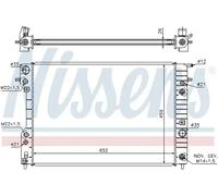 Nissens | Kühler, Motorkühlung | 63073A