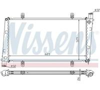 NISSENS 65551A Motorkühler/Wasserkühler für VOLVO V40 Kombi (645) 376774171 8602116 8602117