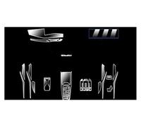WBFLZTYOP Innenfolie Für B X5 X6 G65 G66 2024 Zubehör Auto Transparent TPU Getriebe Panel Mittelkonsole Anti-Kratz-Resist Refit Instrumentenbrett Folie