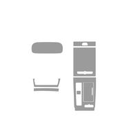 WBFLZTYOP Transparente TPU-Folie Für Roewe RX5 I6 MAX Plus 2019-2023, Auto-Innenaufkleber, Mittelkonsole, Getriebe, Touchscreen, Geschwindigkeitspanel Instrumentenbrett Folie