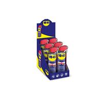 WD-40 Multifunktionsprodukt Smart Straw 6x400ml - Präzise Anwendung mit klappbarem Sprührohr, löst festsitzende Mechaniken & Rost, beseitigt Quietschen, verdrängt Feuchtigkeit, schützt & reinigt