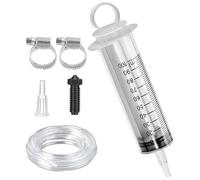 WDKXCN Bremsenentlüfter Motorrad, 100ml Bremsenentlüftungsgerät Auto Kfz, Pumpenölentlüfter mit 50cm Schlauch, Bremsen Entlüftungsset Fahrrad, Bremsen Entlüftungsset Roller für Motorräder, Quads