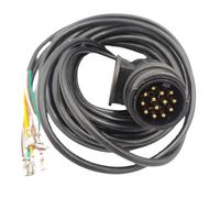 Web Truck LKW-Anhänger-Kabelsatz 5 m 13-poliger Anhänger-Licht-Rücklicht-Kabelbaum für Anhänger PKW-Anhänger