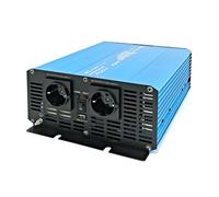 solartronics Spannungswandler TS1500 12V auf 230V 1500 Watt 3000 Watt Anlaufstrom Reiner Sinus blau Solar Inverter Wechselrichter USB AC Steckdosen