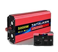 Wechselrichter, reine Sinuswelle, koreanischer Stecker, 3000 W - 6000 W, DC 12 V/24 V auf AC 220 V/230 V