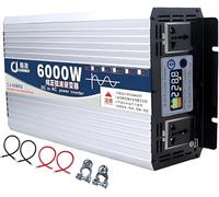 Wechselrichter Reiner Sinus 2200W 3000W 4000W 5000W 6000W 8000W 10000W 12000W 16000W Auto Spannungswandler 12V 24V 48V 60V 72V auf 220V 230V Umwandler Solar Power Inverter Konverter(6000W,60Vto220V)