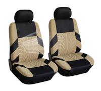 WEDSLK Autositzbezüge Set für Mercedes Benz Vito/Viano Typ W639 Transporter/Van, Auto-Schonbezüge, Autositzbezug, Autositzschoner Innenraum, Auto Sitzbezüge Set, Autozubehör,2 Seats-Beige