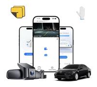 WEFOKA Dashcam vorne 4K + hinten 1080P für 2025 Toyota Camry Hybrid LE SE XLE XSE (HD2-06090), integrierter OEM-Look, WiFi & App, Dual-HD-Video, Loop-Aufnahme, G-Sensor, einfach zu setzen, 128 GB