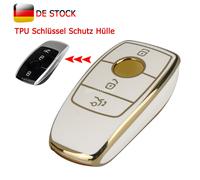 Weiß Für Mercedes Benz A B E C S Klasse Vito Schlüssel Schutzhülle Cover Hülle
