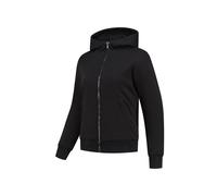 Rusty Stitches Damen Motorrad-Hoody Super Wendy Schwarz mit Protektor Größe 56