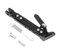 WENINETIES 1 Stück Motorrad Seitenständer für Yamaha Tricity 125 155 300 Tricity125 Tricity155 Tricity300, Verstellbar Fußseitenständer, Rutschfester Parkständer Stützfuß zubehör,Black