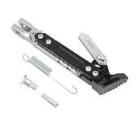 WENINETIES 1 Stück Motorrad Seitenständer für Yamaha Tricity 125 155 300 Tricity125 Tricity155 Tricity300, Verstellbar Fußseitenständer, Rutschfester Parkständer Stützfuß zubehör,Silver