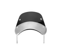 WENINETIES 1 Stück Motorrad Windschild für Piaggio Beverly 500 2006-2011, Windschutzscheibe Windabweiser Aerodynamisch Wetterschutz Verkleidung, Acrylglas,C