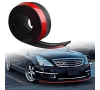 WENINETIES 1 x Auto Frontspoiler Lippe für Skoda Kamiq 2018-2022 2023 2024, 2.5m Gummilippe Tuning Stoßstangenschutz Kratzschutz Schwarz Zubehör