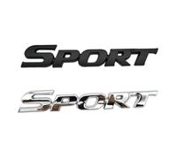 WENINETIES 2 Stück 3D Metall Logo Aufkleber für Porsche Type 64/356 SL/550 Spyder/550A RS Spyder, Karosserie Emblem Seitentür Kotflügel Dekoration Sport Styling Zubehör Selbstklebend