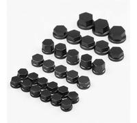 WENINETIES 30Pcs Motorrad Modifikation Schrauben Kappe Dekoration für BMW R1250GS R1200GS Adventure R 1250 GSA F800GS F750GS F650GS F850GS G310GS G310R, Tuning Zierkappen zur Korrosionsschutz,Black