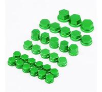 WENINETIES 30Pcs Motorrad Modifikation Schrauben Kappe Dekoration für BMW R1250GS R1200GS Adventure R 1250 GSA F800GS F750GS F650GS F850GS G310GS G310R, Tuning Zierkappen zur Korrosionsschutz,Green