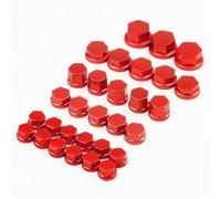 WENINETIES 30Pcs Motorrad Modifikation Schrauben Kappe Dekoration für BMW R1250GS R1200GS Adventure R 1250 GSA F800GS F750GS F650GS F850GS G310GS G310R, Tuning Zierkappen zur Korrosionsschutz,Red