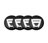 WENINETIES 4 Stück Auto Nabendeckel Aufkleber für Dacia Spring 2022-, Auto Radnabenkappen Aufkleber Radkappen Aufkleber Radkappen Reifen Felgen,65MM