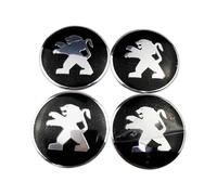 WENINETIES 4 Stück Auto Nabendeckel Aufkleber für Peugeot 206 207 307 308 3008 4008 5008 GT-LINE, Auto Radnabenkappen Aufkleber Radkappen Aufkleber Radkappen Reifen Felgen,60MM