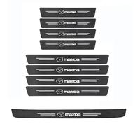 WENINETIES 9 Stück Auto Einstiegsleisten Schutz für Mazda 3 5 6 CX5 CX30 CX3 MX5 Axela MS Atez Angkesaila,Auto Carbon Fiber Einstiegsleisten Schutz Leisten Türschweller Türschweller Aufkleber,C