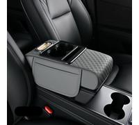 WENINETIES Armlehnen Polster Auto für Mercedes Benz G-Class W465 ab.Bj 2024 2025 2026+, Mittelarmlehne Auto Erhöhung mit Getränkehalter & Seitentasche, Organizer Box,Grey