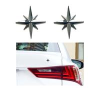 WENINETIES Auto Aufkleber für Porsche 911 997 Bj. 2004-2012, Aufkleber Auto Emblem für Karosserie Dekoration Car Dekorationen Zubehör Stylisch Individuell,Silver