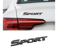 WENINETIES Auto Emblem Aufkleber für Porsche Panamera (G1) 2009-2013, ABS Logo Abzeichen Wasserfest Dekoratives Zubehör Hochwertige Karosserie Aufkleber,Black