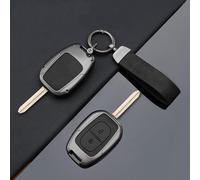 WENINETIES Autoschlüssel Hülle Schlüssel Hülle für Renault Captur Megane Espace Clio ZoeScenic 4 Arkana Dacia Schutzhülle, Schlüsselbox Cover keyless go Schutz/Autoschlüssel Tasche,D-Black