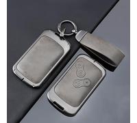 WENINETIES Autoschlüssel Hülle Schlüssel Hülle für Renault Captur Megane Espace Clio ZoeScenic 4 Arkana Dacia Schutzhülle, Schlüsselbox Cover keyless go Schutz/Autoschlüssel Tasche,C-Grey