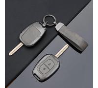 WENINETIES Autoschlüssel Hülle Schlüssel Hülle für Renault Captur Megane Espace Clio ZoeScenic 4 Arkana Dacia Schutzhülle, Schlüsselbox Cover keyless go Schutz/Autoschlüssel Tasche,D-Grey