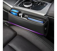 WENINETIES Autositz Lückenfüller Veranstalter für BMW 2er F45 2014-2021, PU Leder Auto Organizer Vorne Autositz Aufbewahrungsbox für Handys Karten Schlüssel