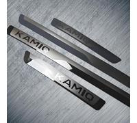 WENINETIES Einstiegsleisten Schutz für Skoda Kamiq 2025 2024 2023-2018 Zubehör (4 Stück), Edelstahl Autotürschwellenleiste Schwellerleisten