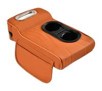 Weqizuerqi Mittelarmlehne - Erhöhung der Armlehne, mit seitlicher Aufbewahrungstasche - Organizer für Stoffbox mit seitlichen Taschen, multifunktionales Design für Fahrer und Beifahrer