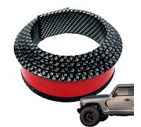 WEQTYSAB 2 Stück Auto Radlaufschutz, für VW T7 ST 2021-2024 Radlauf Verbreiterung Radlauf Schutzleisten Anti-Kollisions-Radkastenschutz,B-3.5x150cm