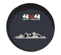 WEQTYSAB Auto Ersatzradabdeckung, für Jeep Renegade 2015-2024 Anti UV-Reifenschutz Radreifen Ersatzradabdeckungen Dekoration Zubehör,18in (33")