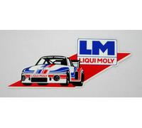 Werbe-Aufkleber Liqui Moly Porsche Lubricants Motoröl Motorsport 80er