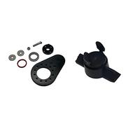 Westfalia 921504608001 Halterblech Steckdose - einklappbar - für abnehmbare Anhängerkupplungen & Westfalia Verschluss-Stopfen 913183630121 für abnehmbare Anhängerkupplung