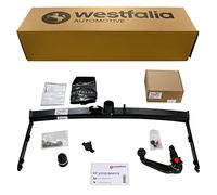 Westfalia Abnehmbare Anhängerkupplung für Skoda Fabia II Combi (BJ 05/2010-12/2014) und Schrägheck (BJ 05/2010-10/2014) - im Set mit 13-pol. fzg.-spez. Westfalia Elektrosatz