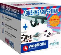 WESTFALIA AHK für Opel Corsa D Fließheck 06-14 vert. abnehmbar +13-pol JAEGER ES