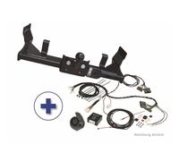 WESTFALIA Anhängebock (2-Loch) inkl Kugelplatte Ford Transit Custom V362 11/12-05/16 Set inkl E-Satz