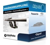 Westfalia abnehmbare Anhängerkupplung - AHK für Opel Astra J Sports Tourer (11/10-01/16)