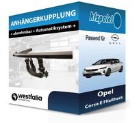 Westfalia Anhängerkupplung abnehmbar Kugelstange von unten gesteckt - OPEL CORSA D