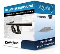 Abnehmbare Anhängerkupplung - AHK für Citroen Jumper II Kasten, Fiat Ducato III Kasten, Peugeot Boxer III Kasten (ab BJ 06/2006)