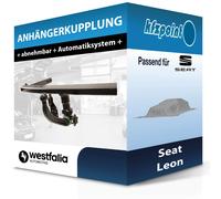 Westfalia Anhängerkupplung abnehmbar Kugelstange von unten gesteckt - SEAT TOLEDO III