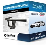 Westfalia Anhängerkupplung starr 305450600001 für Audi A5 Cabrio 03.2017-jetzt