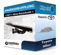 Westfalia Anhängebock mit 4-Loch-Flanschkugel - TOYOTA HILUX VII Pick-up