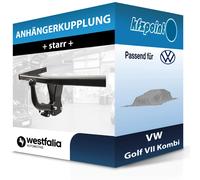 Westfalia Anhängerkupplung starr mit angeschraubtem Kugelkopf - VW GOLF ALLTRACK VII Variant