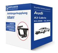 Feste Anhängerkupplung - AHK für VW Golf V/VI Limousine, Golf Plus/Crossgolf, Audi A3 3-Türer und Cabrio (bis 2013)