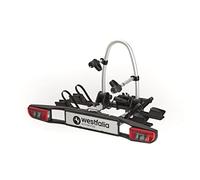 Westfalia BC 60 (Modell 2018) Fahrradträger für die Anhängerkupplung - Zusammenklappbarer Kupplungsträger für 2 Fahrräder - E-Bike geeigneter Universal-Radträger mit 60 kg Zuladung